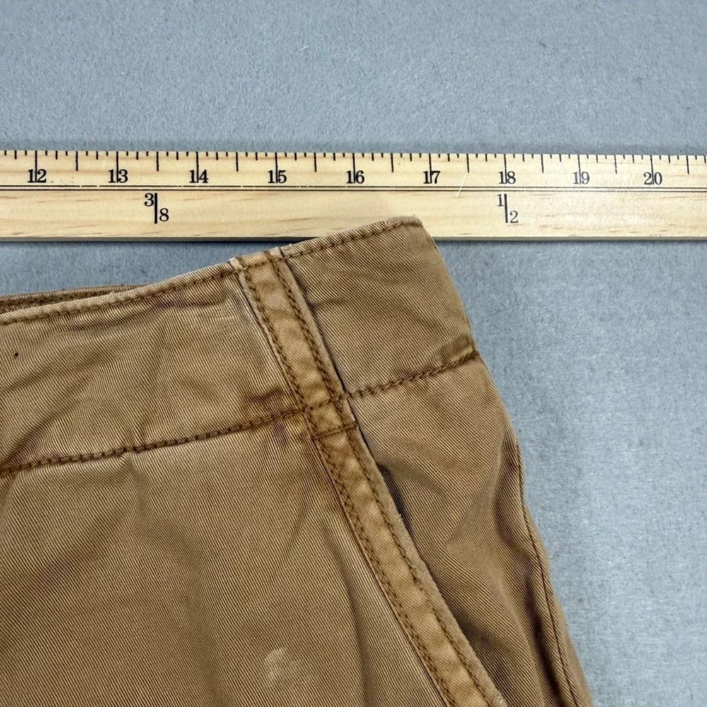 Polo Ralph Lauren Shorts Mens 33 Chino Khaki Flat Front Cotton Twill Summer